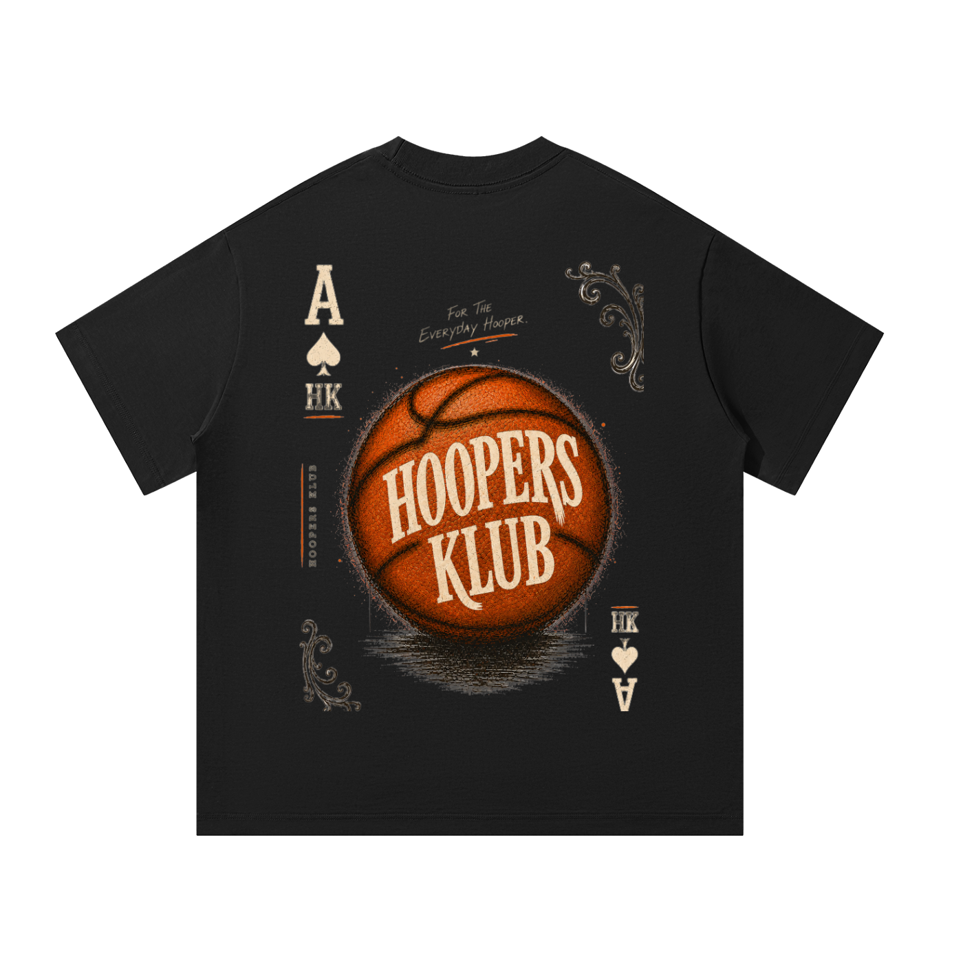 Ace of Hoopers Tee (Black)