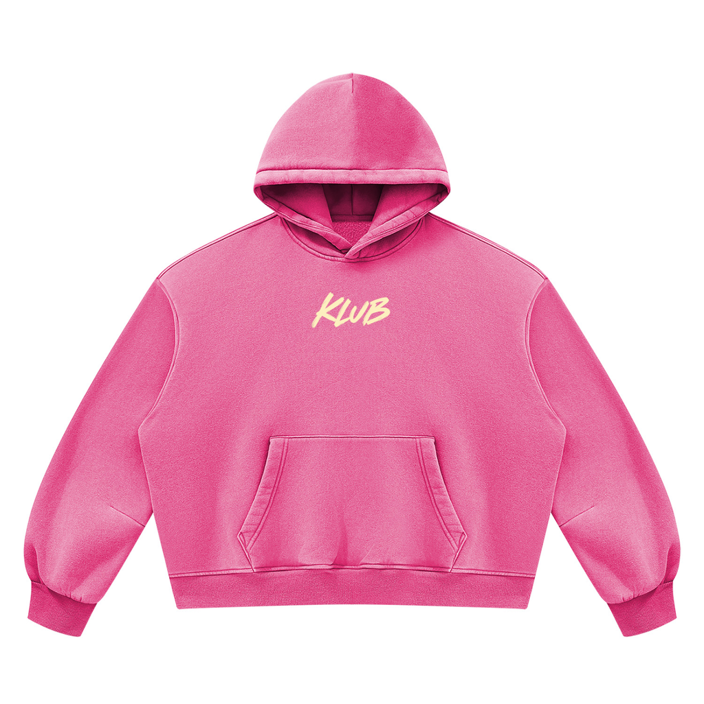 The Klubhouse Hoodie-Washed Wildberry